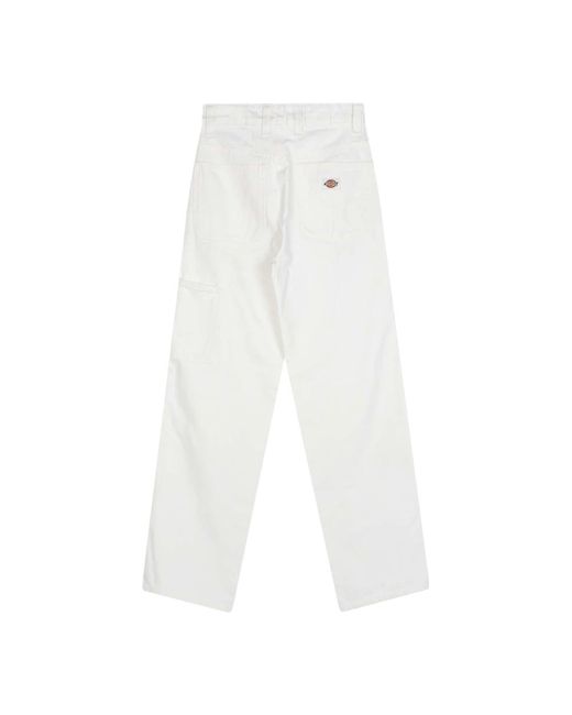 Trousers > straight trousers Dickies en coloris White