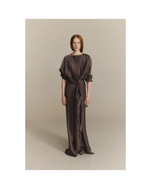 Cortana Gray Blouses