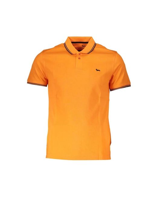 Harmont & Blaine Orange Polo Shirts for men