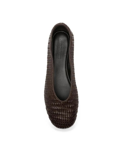 ADRIANNA FERETTI Gray Ballerina Shoes