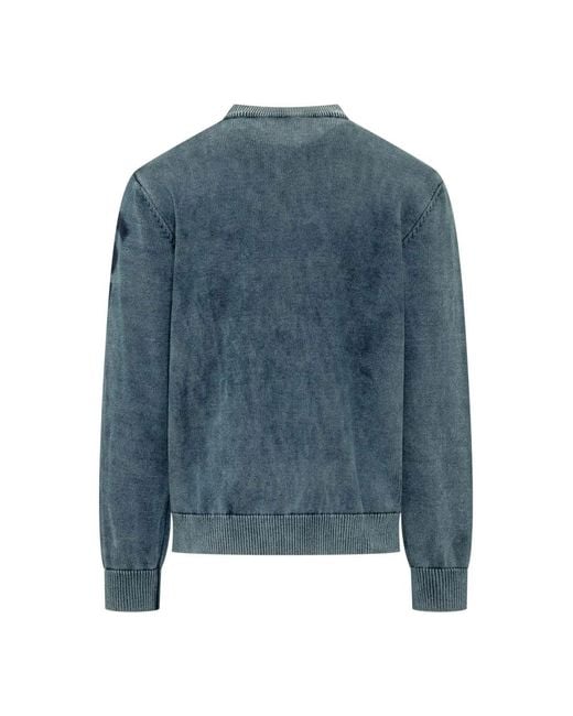 DIESEL Blue Sweatshirts for men