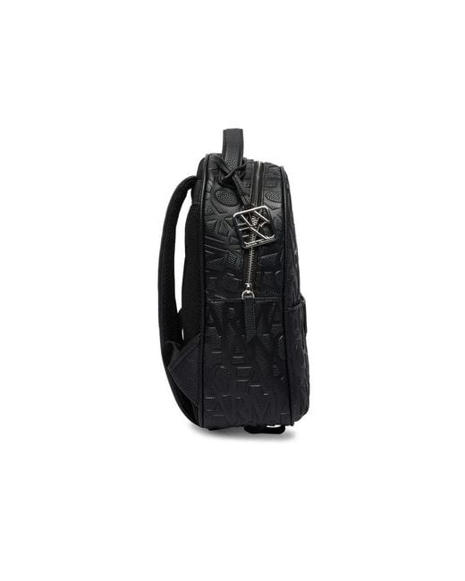 ARMANI EXCHANGE Black Backpacks