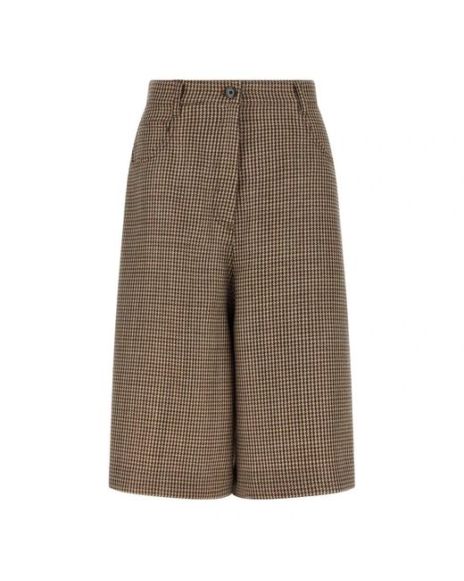 Brunello Cucinelli Katoenen Bermuda Shorts in het Brown