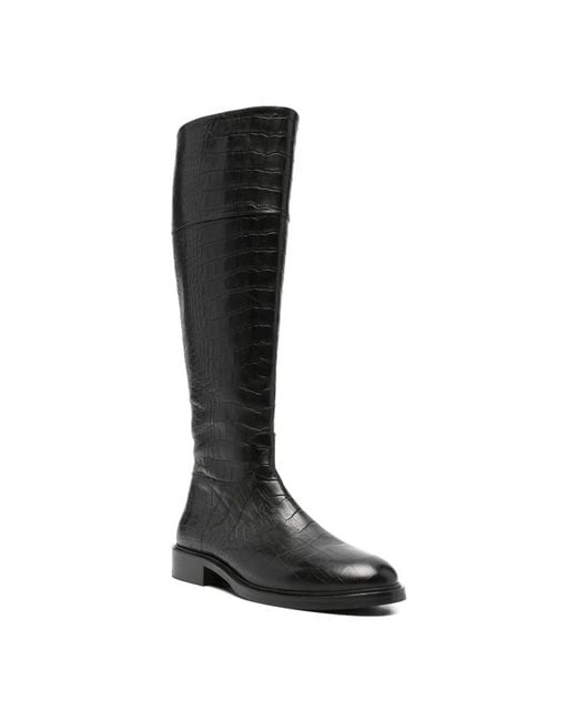 ADRIANNA FERETTI Black High Boots