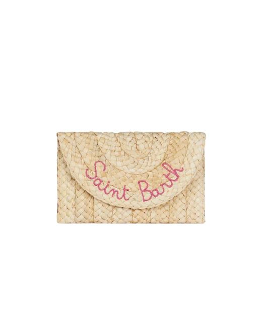 Mc2 Saint Barth Natural Straw envelope handbag