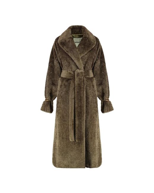DARKPARK Brown Belted Coats