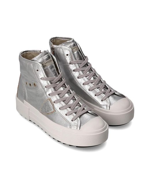 Philippe Model Gray Sneakers