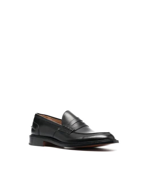 Tricker's Klassischer Lederslipper in Black für Herren
