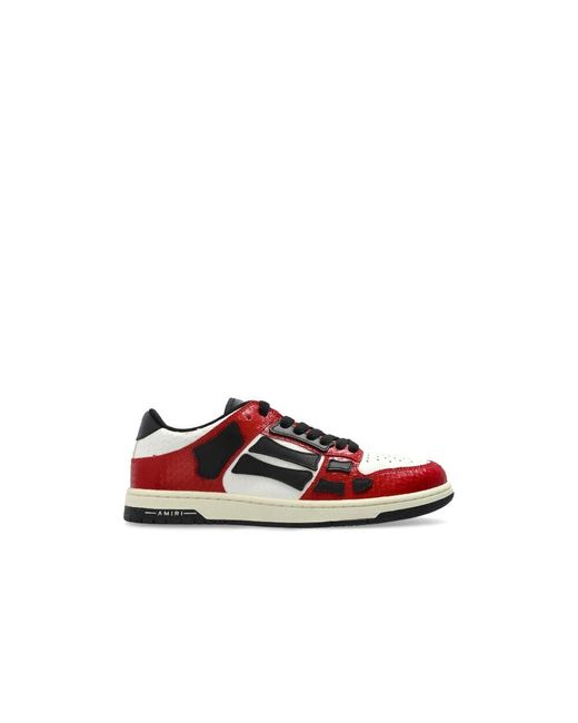 Amiri Red Sneakers Snake Top Low for men