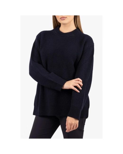 Pinko Blue Round-Neck Knitwear