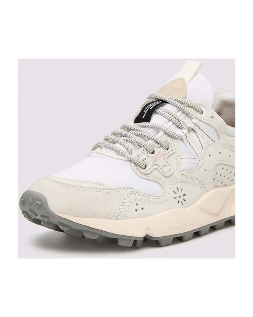 Flower Mountain White Sneakers for men