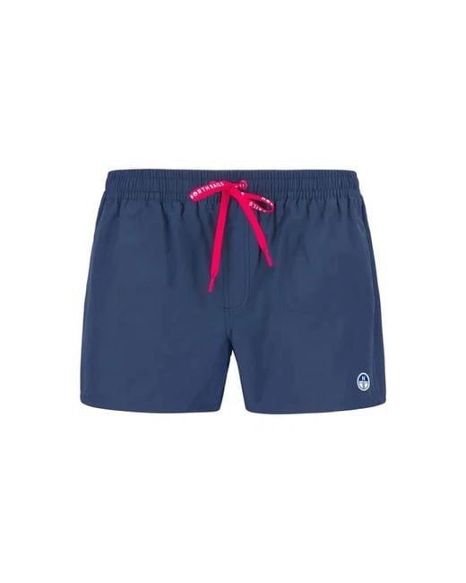 North Sails Basic Volley Beachwear in het Blue voor heren