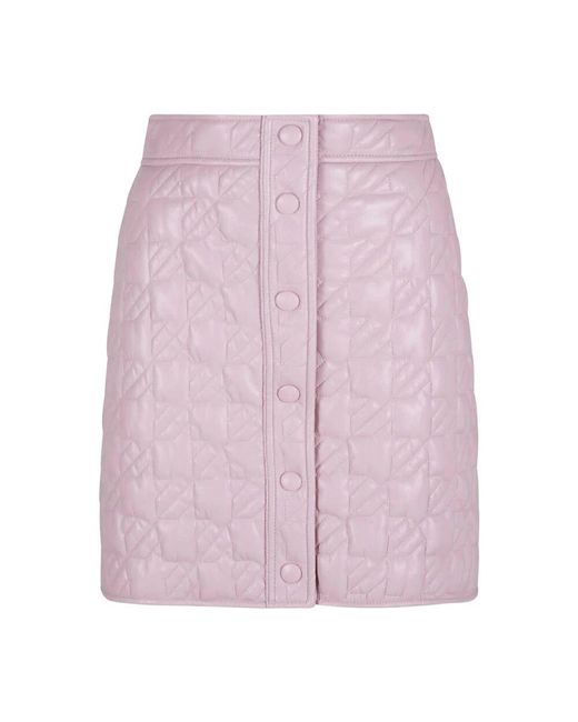 MSGM Pink Short Skirts