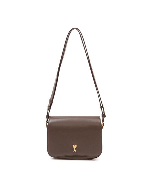 AMI Brown Shoulder Bags