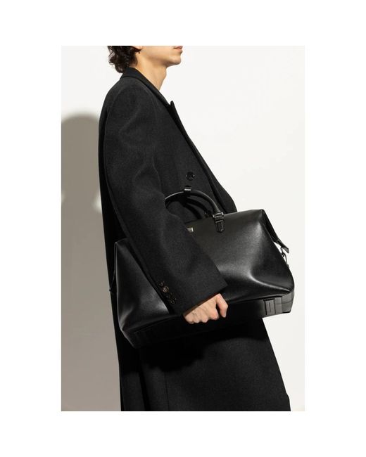 Dolce & Gabbana Black Weekend Bags for men
