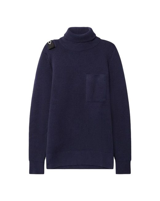 Ma Strum Blue Turtlenecks for men