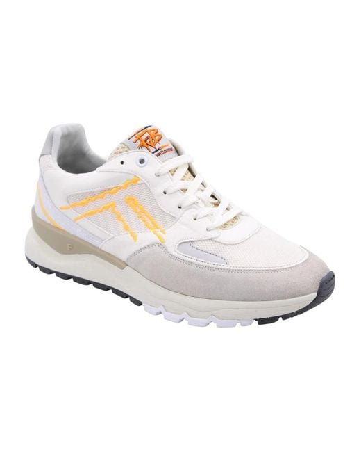 Floris Van Bommel White Sneakers for men