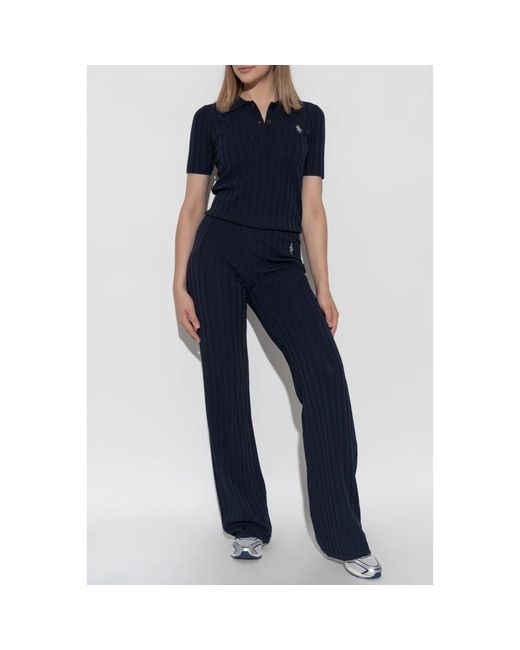 Sporty & Rich Polo Shirts in het Blue