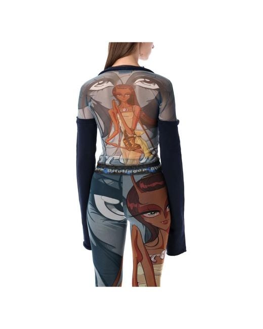 OTTOLINGER Long Sleeve Tops in het Blue
