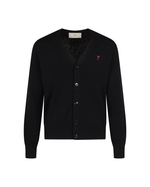 AMI Black Cardigans for men