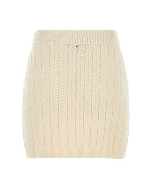 Sportmax Natural Short Skirts