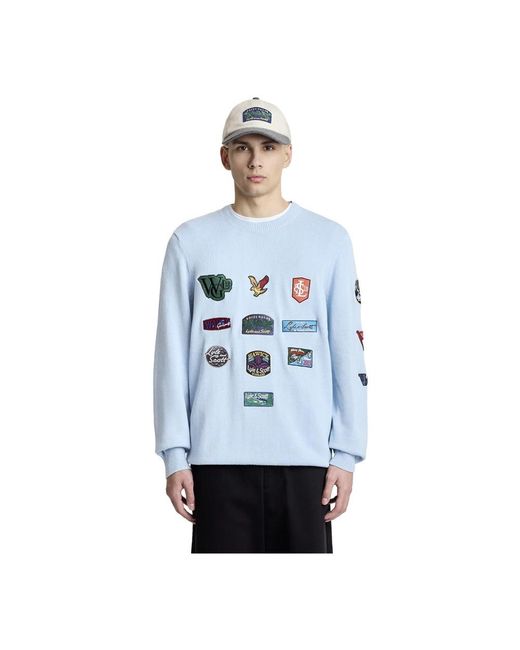 Merrell Wavey Garms Patch Jumper in Blue für Herren