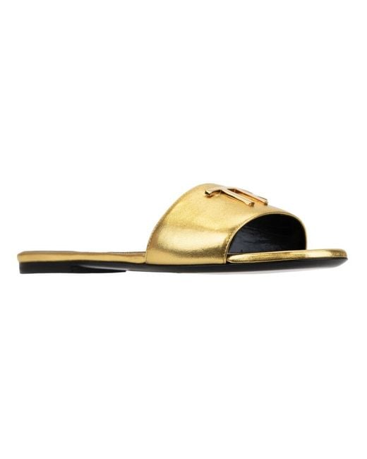 Tom Ford Metallic Sliders