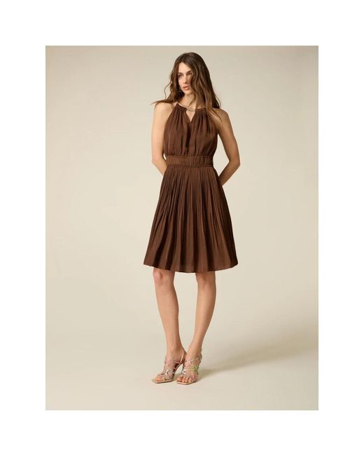 Short Dresses Oltre en coloris Brown