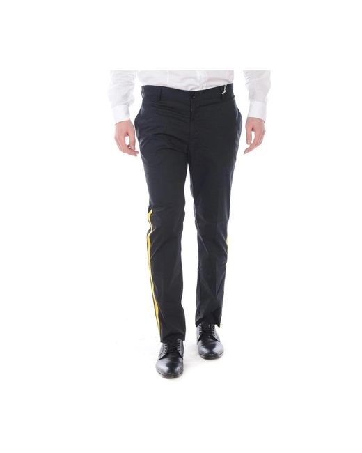 Daniele Alessandrini Blue Chinos for men