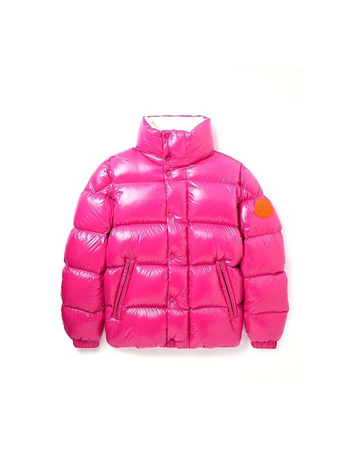 Moncler Winter Jackets in Pink for Men | Lyst UK