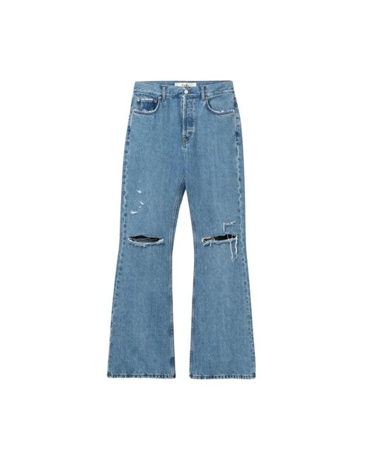 Séfr Blue Wide Jeans for men