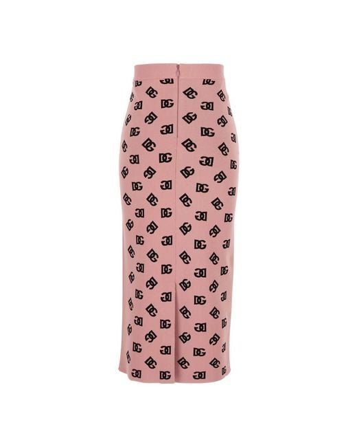 Dolce & Gabbana Pencil Skirts in het Pink