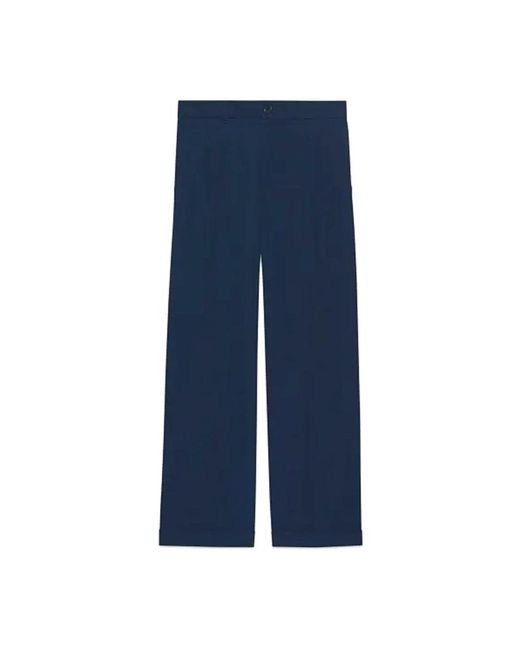 Trousers > cropped trousers Gucci pour homme en coloris Blue