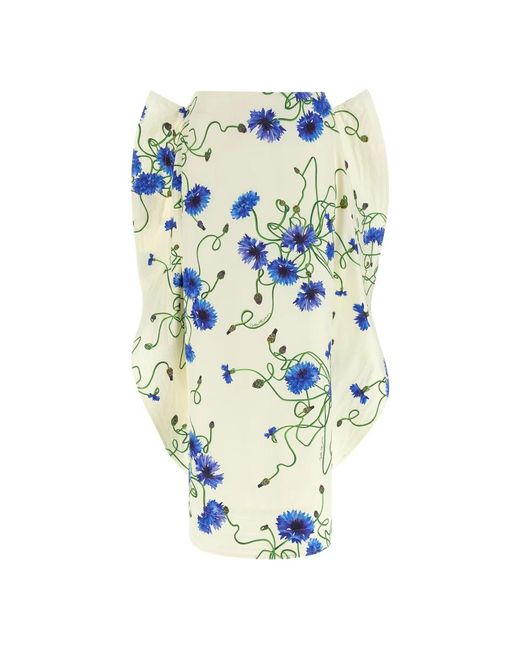 Stella McCartney Blue Midi Skirts