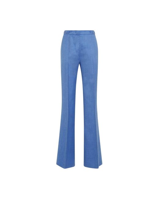 Gabriela Hearst Blue Wide Trousers