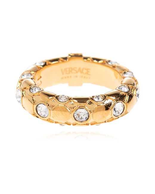 Rings di Versace in Metallic