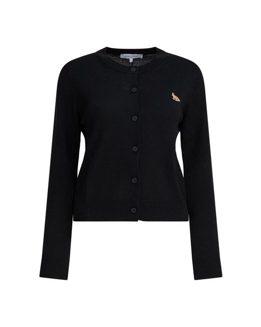 Cardigans Maison Kitsuné de color Black