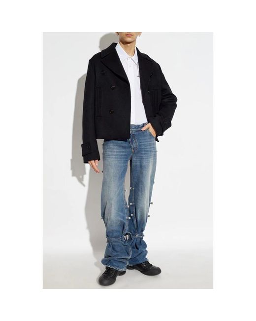 Alexander McQueen Kurzmantel in Black für Herren