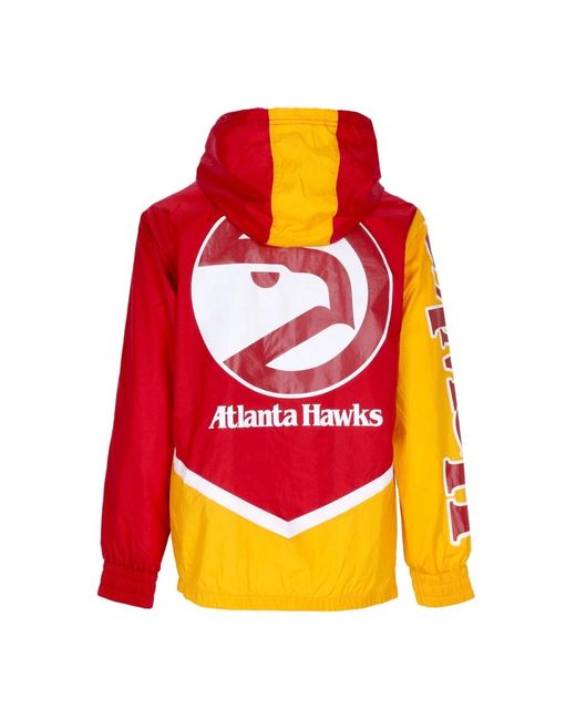 Hoodies Mitchell & Ness de hombre de color Red