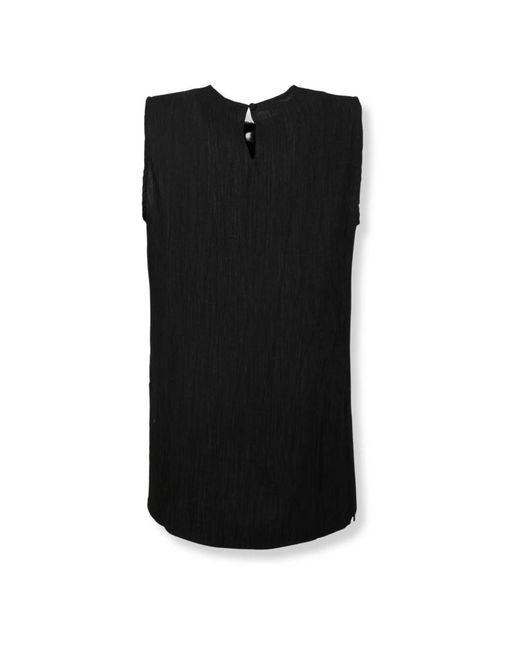 Anine Bing Black Sleeveless Tops
