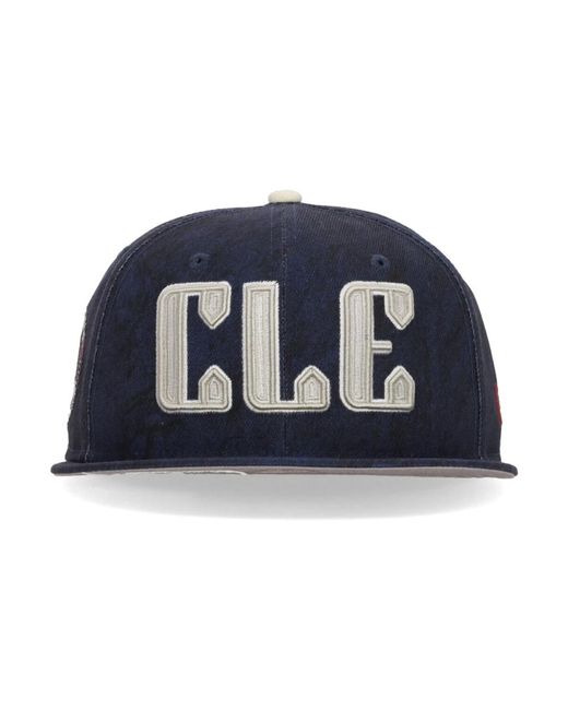 KTZ Accessoires ,Blauw ,Polyester Mlb City Connect Flat Brim Cap in het Blue voor heren