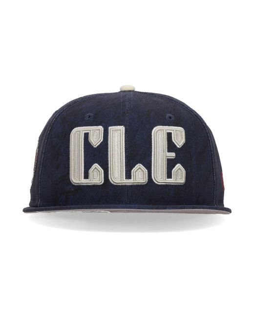KTZ Accessoires ,Blauw ,Polyester Mlb City Connect Flat Brim Cap in het Blue voor heren