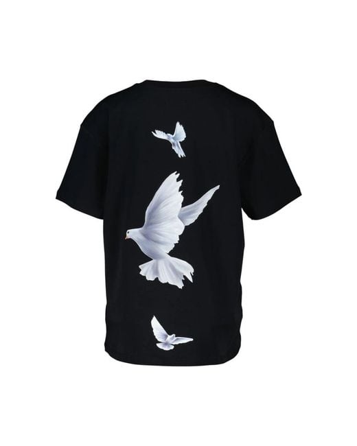 3.PARADIS Black T-Shirts