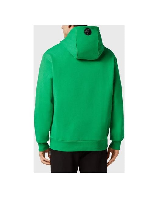 Philipp Plein Hoodie Sweatshirt Tiger in Green für Herren