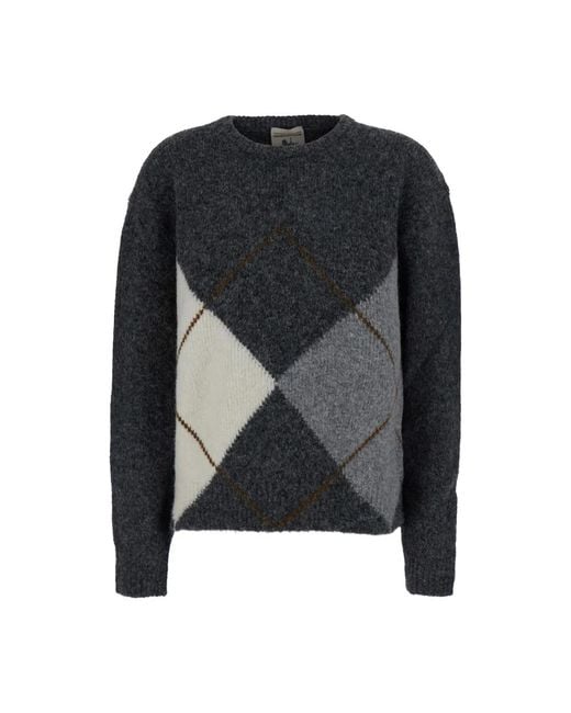 Semicouture Black Round-Neck Knitwear