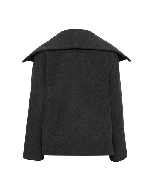 Inwear Black Double-Breasted Coats