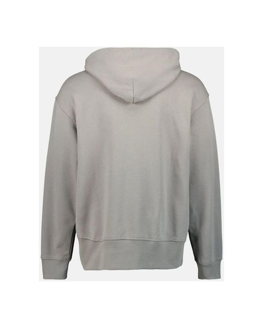 DIESEL Grauer kapuzenpullover frühling-sommer 2025 in Gray für Herren