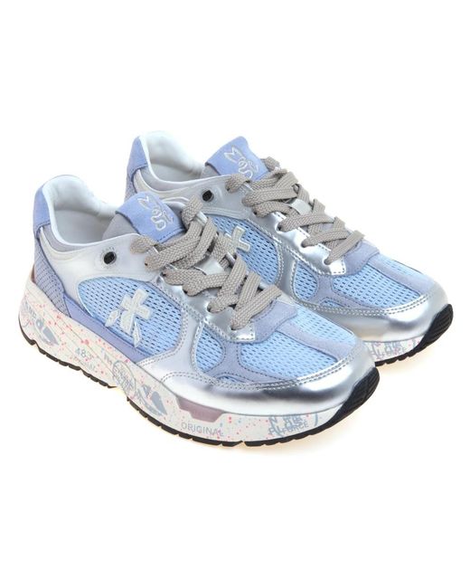Premiata Blue Sneakers