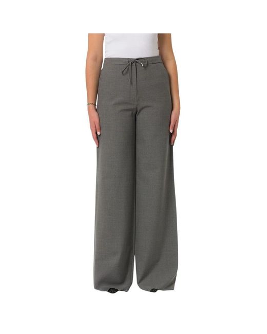 Max Mara Gray Wide Hosen