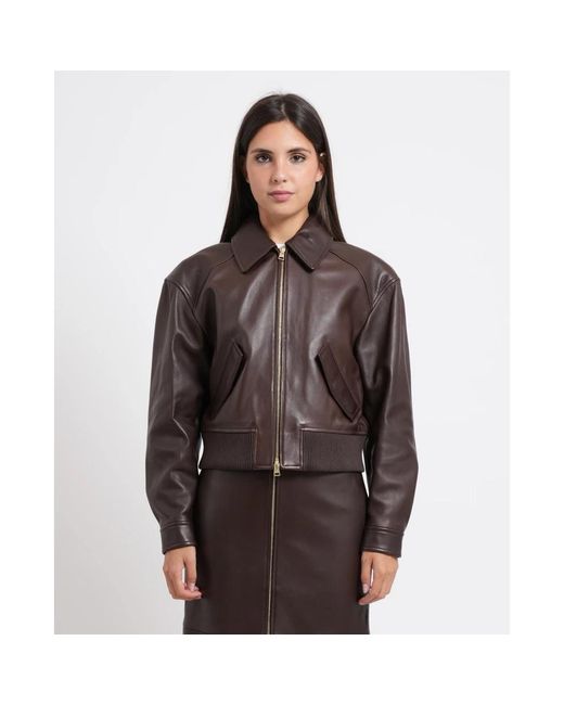 Bomber Jackets HUGO en coloris Brown